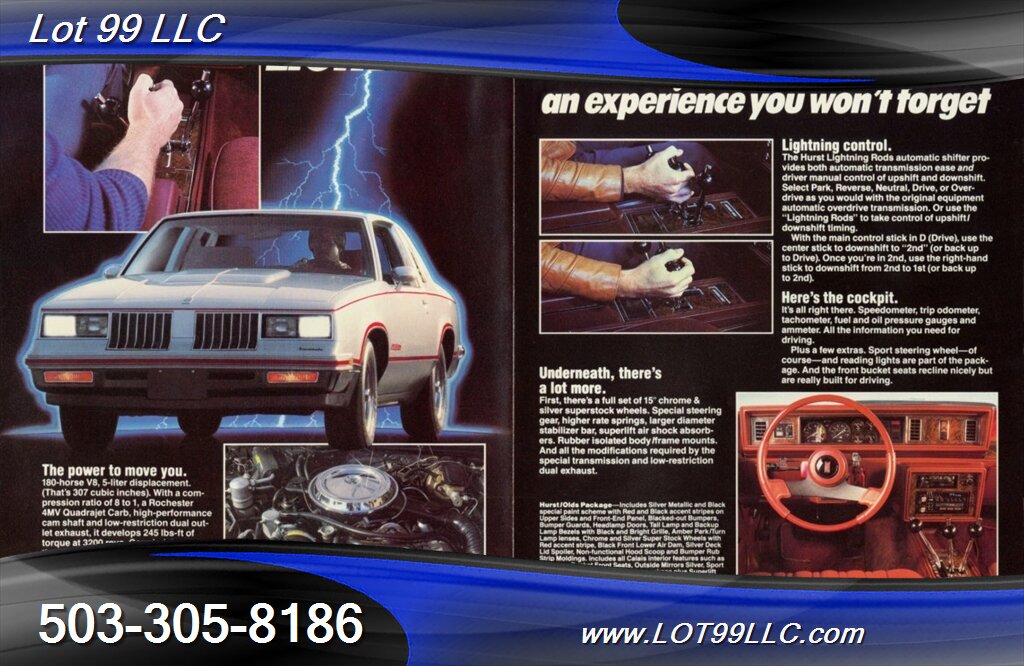 1983 Oldsmobile Cutlass Hurst/Olds 57k **Lightning Rods** 15th Anniversary   - Photo 30 - Milwaukie, OR 97267