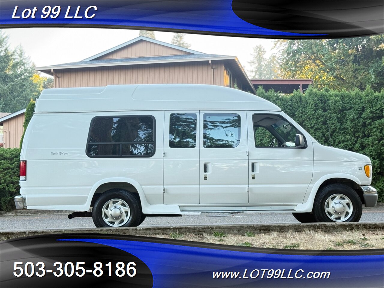 2000 Ford E-Series Van ECONOLINE E350 76k **WHEELCHAIR VAN ** High Roof  Turtle Top - Photo 8 - Milwaukie, OR 97267