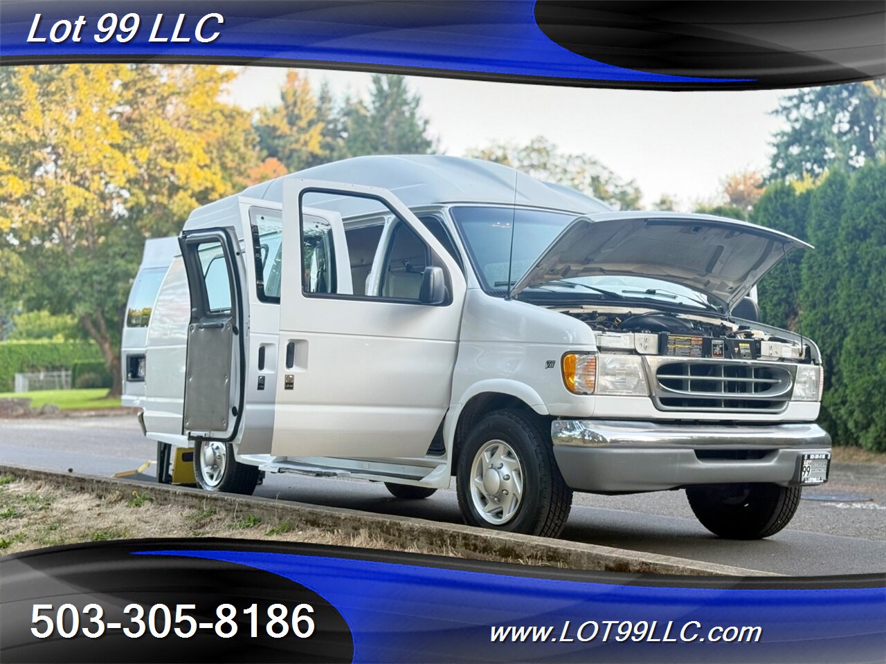 2000 Ford E-Series Van ECONOLINE E350 76k **WHEELCHAIR VAN ** High Roof  Turtle Top - Photo 51 - Milwaukie, OR 97267
