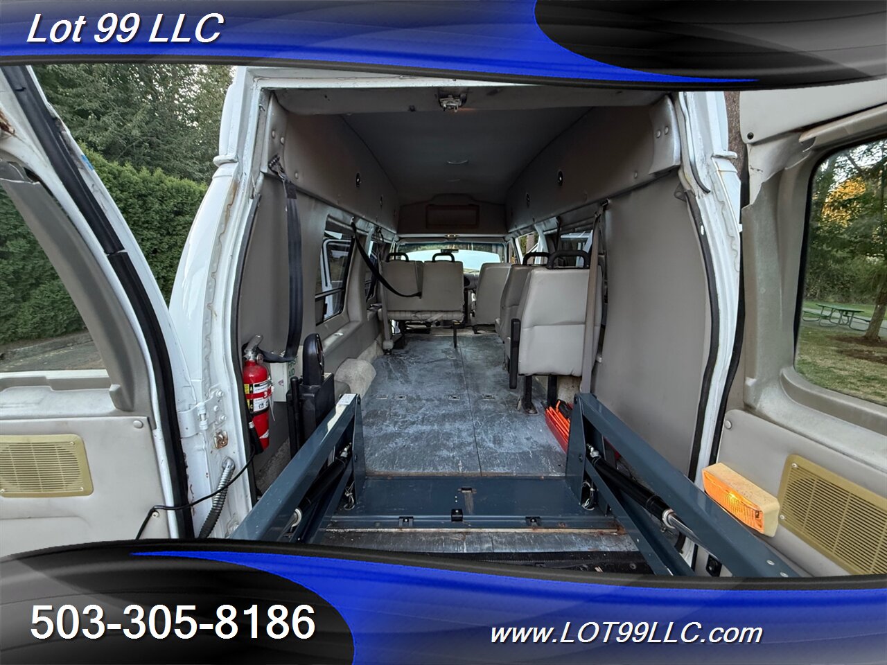 2000 Ford E-Series Van ECONOLINE E350 76k **WHEELCHAIR VAN ** High Roof  Turtle Top - Photo 23 - Milwaukie, OR 97267