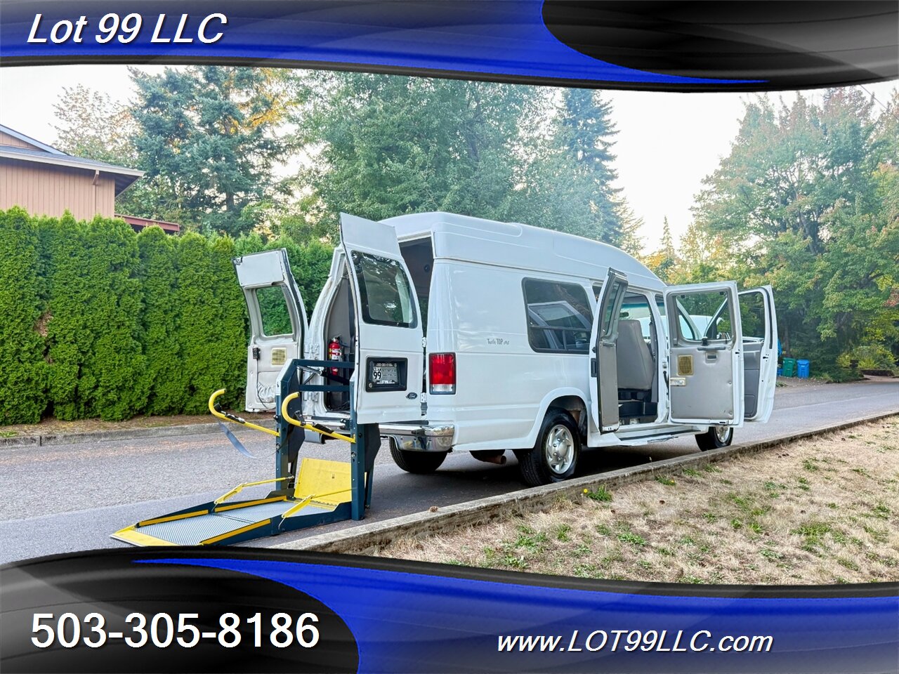 2000 Ford E-Series Van ECONOLINE E350 76k **WHEELCHAIR VAN ** High Roof  Turtle Top - Photo 53 - Milwaukie, OR 97267