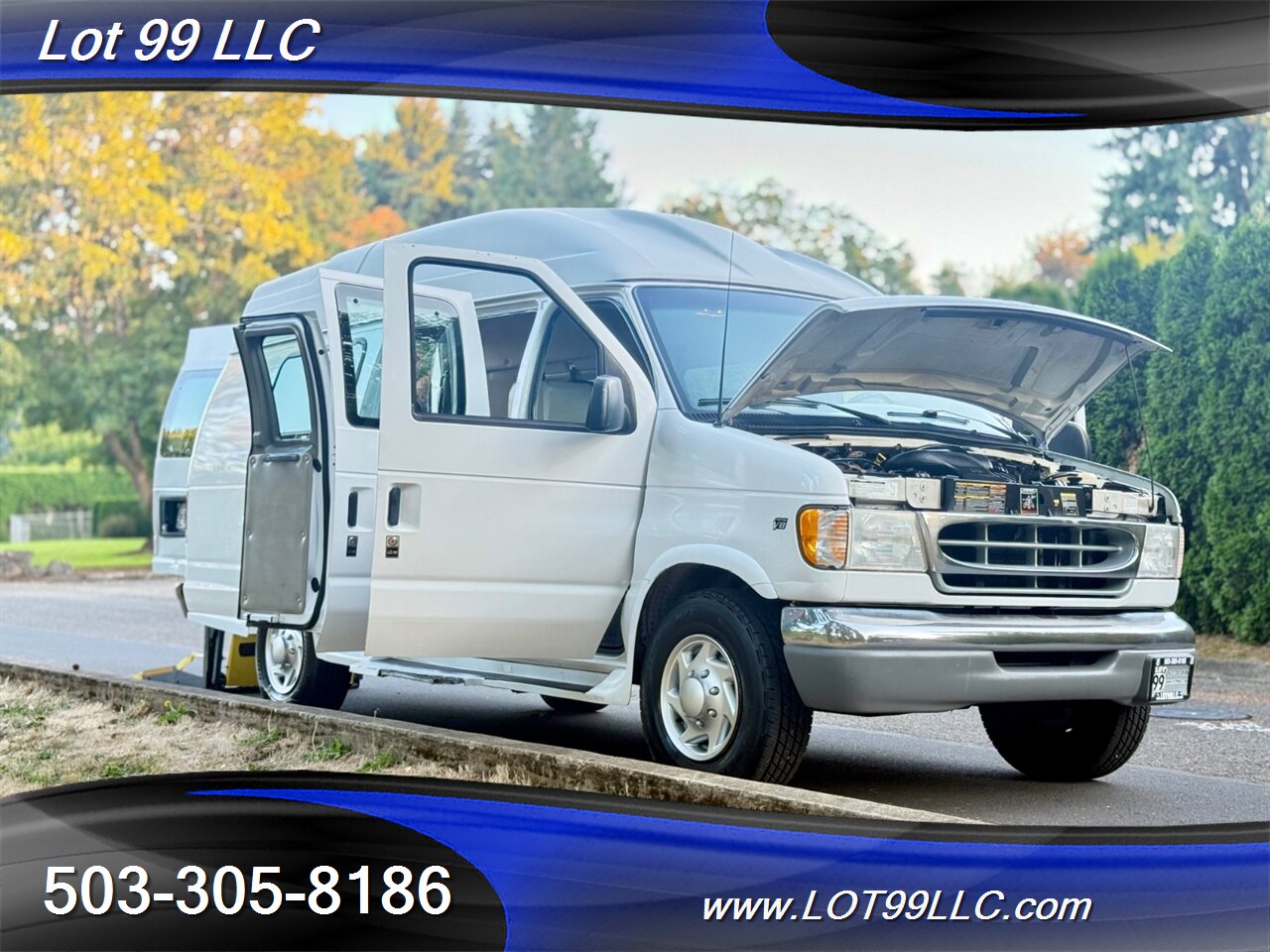 2000 Ford E-Series Van ECONOLINE E350 76k **WHEELCHAIR VAN ** High Roof  Turtle Top - Photo 50 - Milwaukie, OR 97267