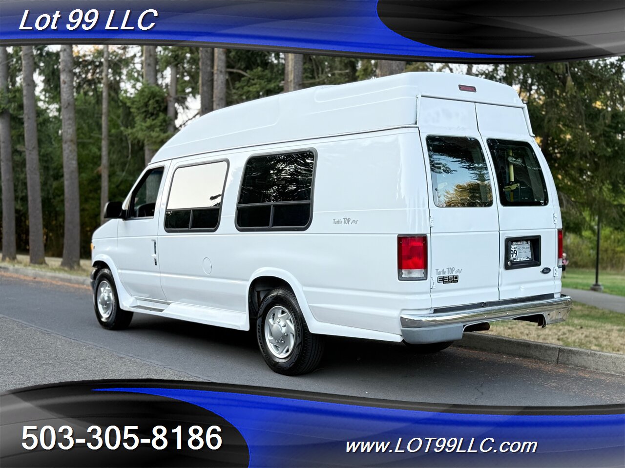 2000 Ford E-Series Van ECONOLINE E350 76k **WHEELCHAIR VAN ** High Roof  Turtle Top - Photo 9 - Milwaukie, OR 97267