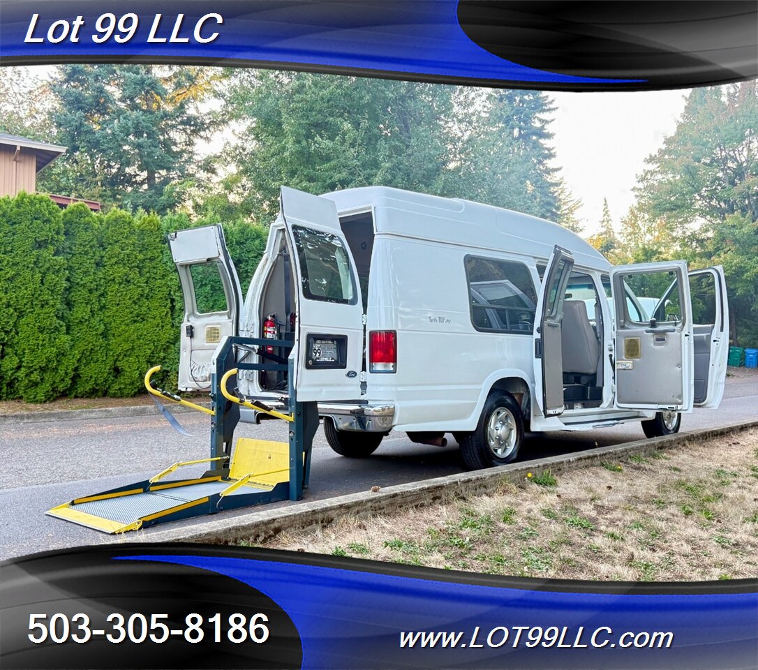 2000 Ford E-Series Van ECONOLINE E350 76k **WHEELCHAIR VAN ** High Roof  Turtle Top - Photo 54 - Milwaukie, OR 97267