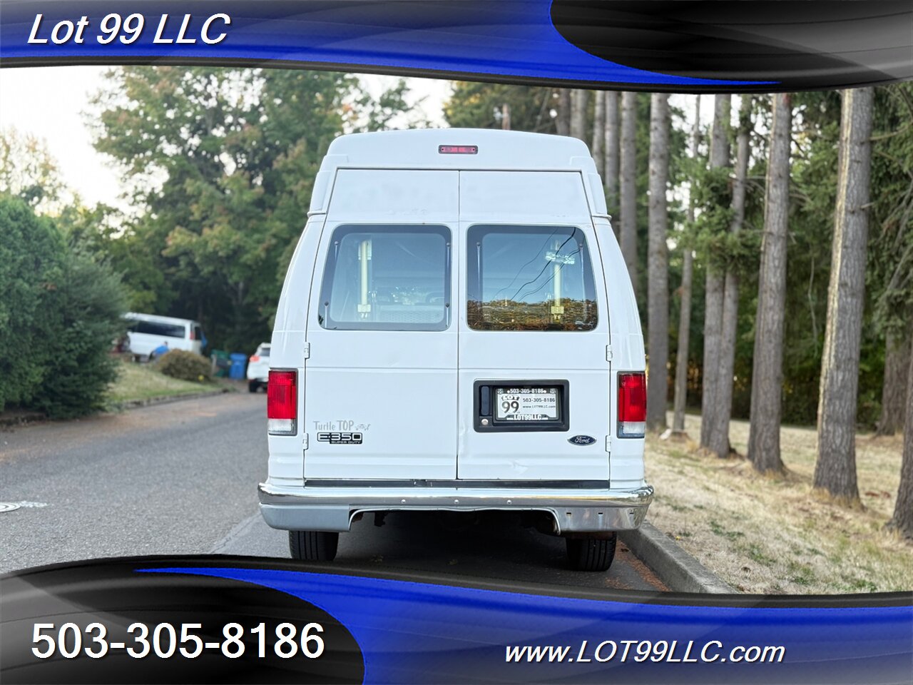 2000 Ford E-Series Van ECONOLINE E350 76k **WHEELCHAIR VAN ** High Roof  Turtle Top - Photo 11 - Milwaukie, OR 97267