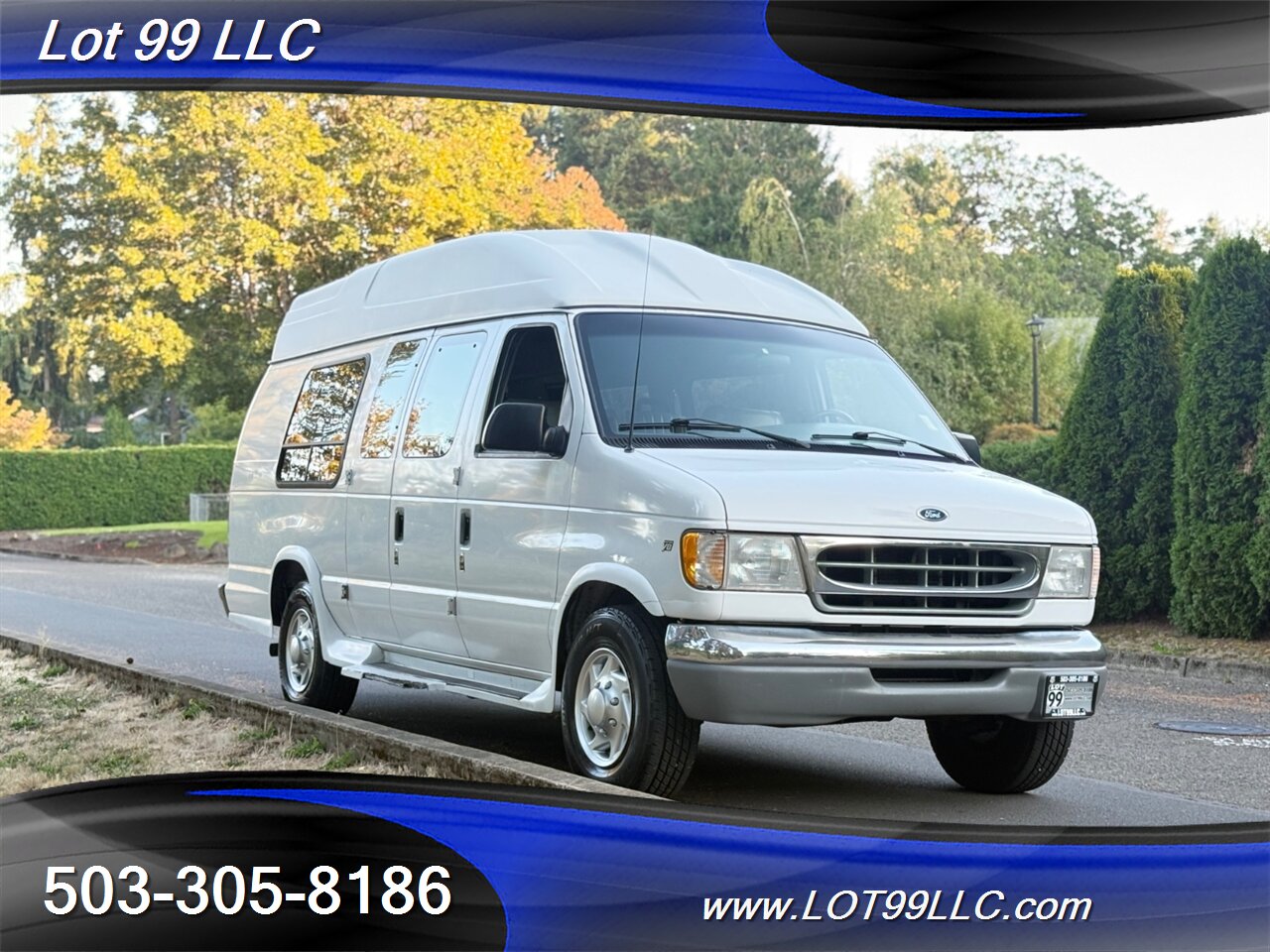 2000 Ford E-Series Van ECONOLINE E350 76k **WHEELCHAIR VAN ** High Roof  Turtle Top - Photo 7 - Milwaukie, OR 97267