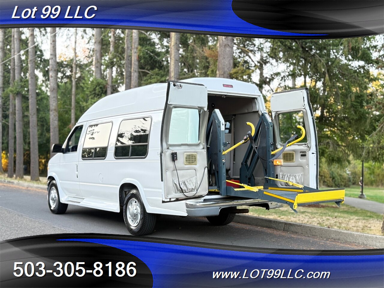 2000 Ford E-Series Van ECONOLINE E350 76k **WHEELCHAIR VAN ** High Roof  Turtle Top - Photo 21 - Milwaukie, OR 97267
