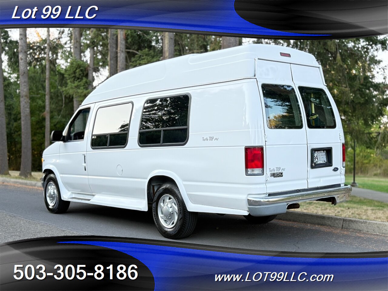 2000 Ford E-Series Van ECONOLINE E350 76k **WHEELCHAIR VAN ** High Roof  Turtle Top - Photo 12 - Milwaukie, OR 97267