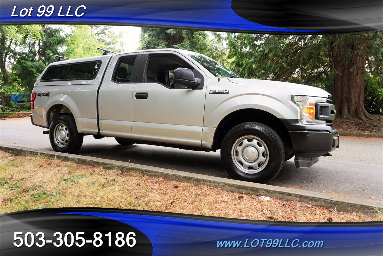 2018 Ford F-150 XL 4X4 Super Cab V6 3.3L Auto 6.5FT Bed Matching  Color Canopy 1 OWNER - Photo 7 - Milwaukie, OR 97267