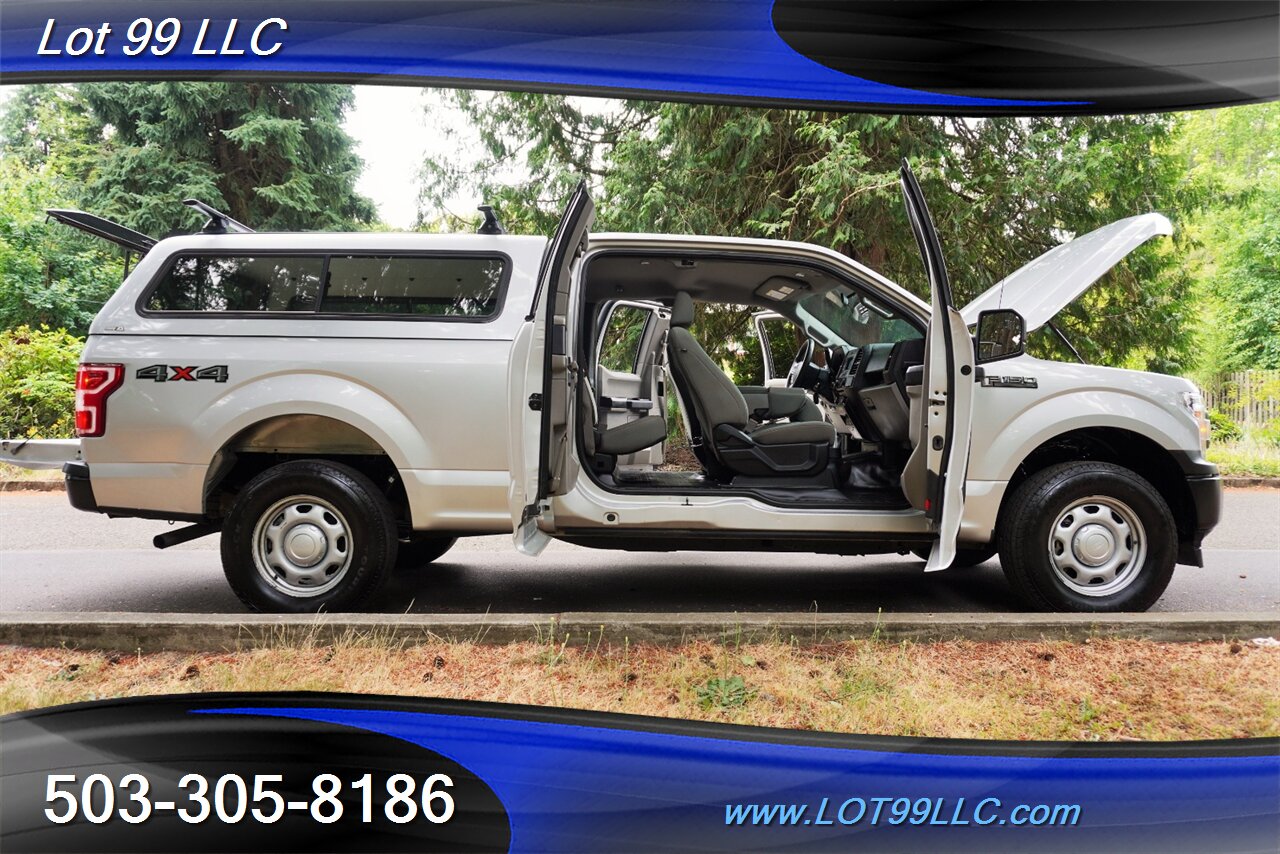 2018 Ford F-150 XL 4X4 Super Cab V6 3.3L Auto 6.5FT Bed Matching  Color Canopy 1 OWNER - Photo 27 - Milwaukie, OR 97267