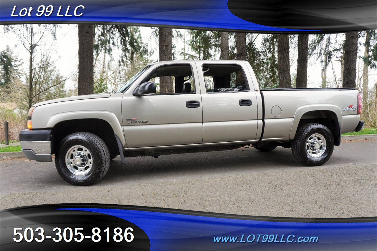 2003 Chevrolet Silverado 2500 HD LT 4X4 6.6L Duramax Heated Leather DVD Short  Bed NEW TIRES 2 OWNERS NO RUST - Photo 5 - Milwaukie, OR 97267
