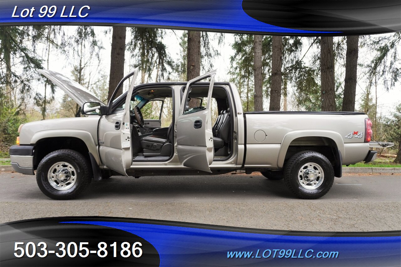 2003 Chevrolet Silverado 2500 HD LT 4X4 6.6L Duramax Heated Leather DVD Short  Bed NEW TIRES 2 OWNERS NO RUST - Photo 28 - Milwaukie, OR 97267