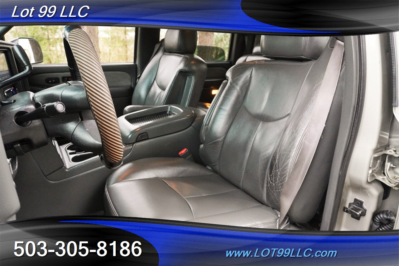 2003 Chevrolet Silverado 2500 HD LT 4X4 6.6L Duramax Heated Leather DVD Short  Bed NEW TIRES 2 OWNERS NO RUST - Photo 13 - Milwaukie, OR 97267