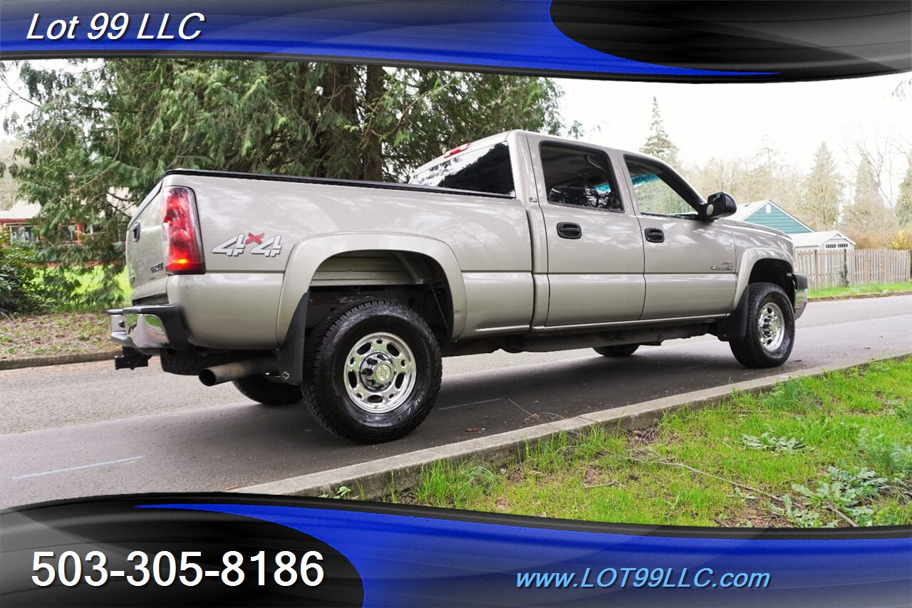 2003 Chevrolet Silverado 2500 HD LT 4X4 6.6L Duramax Heated Leather DVD Short  Bed NEW TIRES 2 OWNERS NO RUST - Photo 9 - Milwaukie, OR 97267