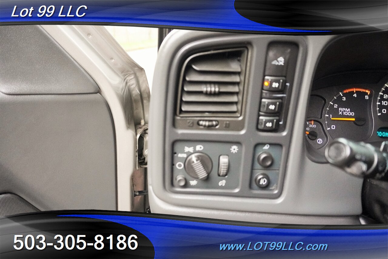 2003 Chevrolet Silverado 2500 HD LT 4X4 6.6L Duramax Heated Leather DVD Short  Bed NEW TIRES 2 OWNERS NO RUST - Photo 25 - Milwaukie, OR 97267