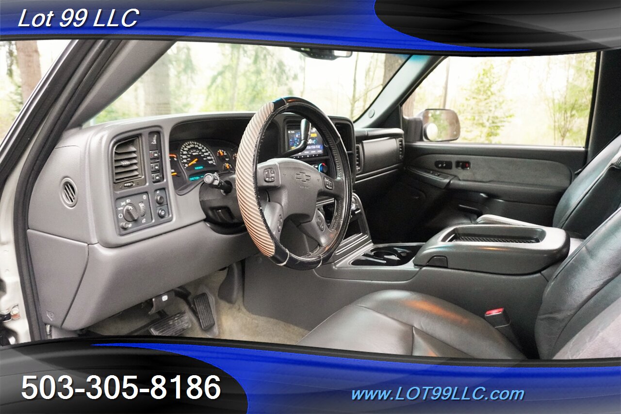 2003 Chevrolet Silverado 2500 HD LT 4X4 6.6L Duramax Heated Leather DVD Short  Bed NEW TIRES 2 OWNERS NO RUST - Photo 12 - Milwaukie, OR 97267