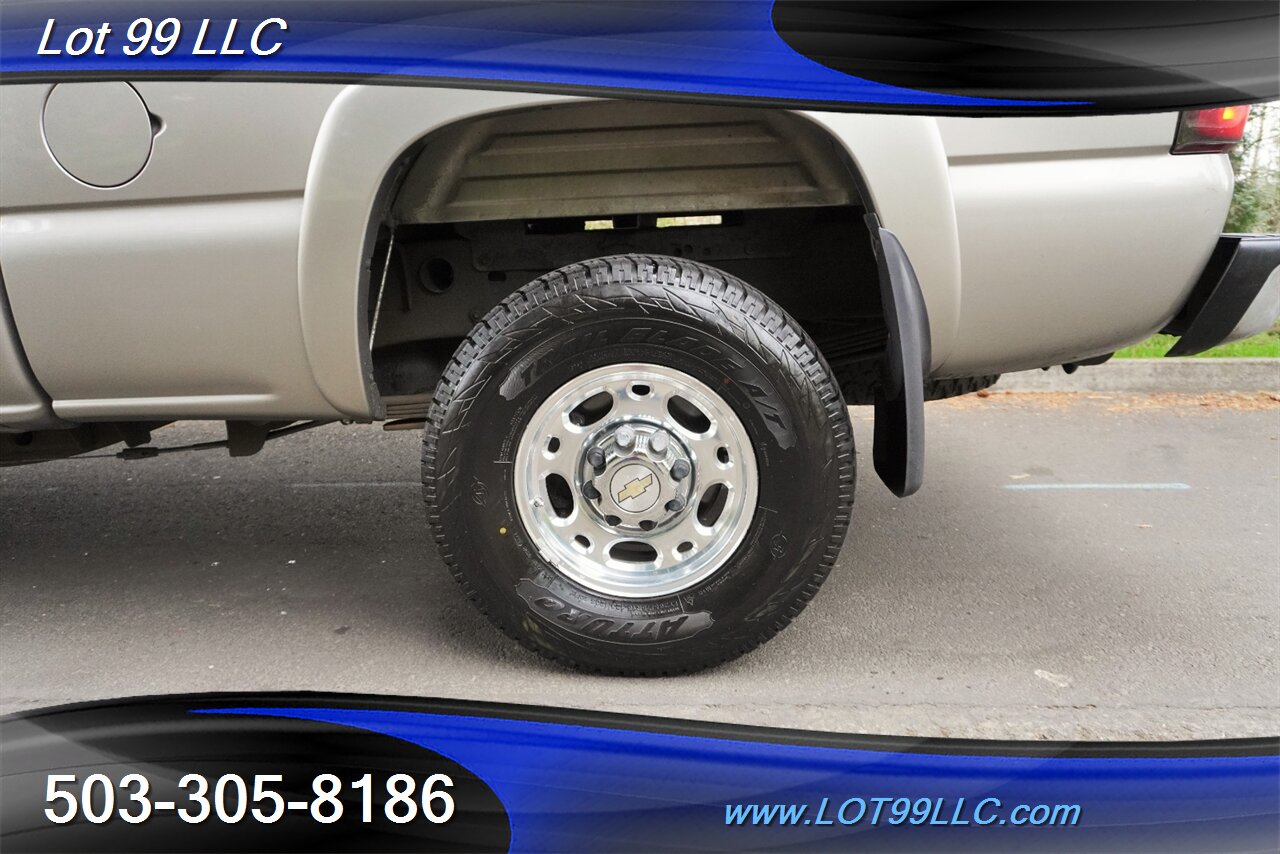 2003 Chevrolet Silverado 2500 HD LT 4X4 6.6L Duramax Heated Leather DVD Short  Bed NEW TIRES 2 OWNERS NO RUST - Photo 39 - Milwaukie, OR 97267