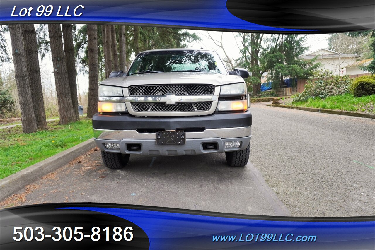 2003 Chevrolet Silverado 2500 HD LT 4X4 6.6L Duramax Heated Leather DVD Short  Bed NEW TIRES 2 OWNERS NO RUST - Photo 6 - Milwaukie, OR 97267