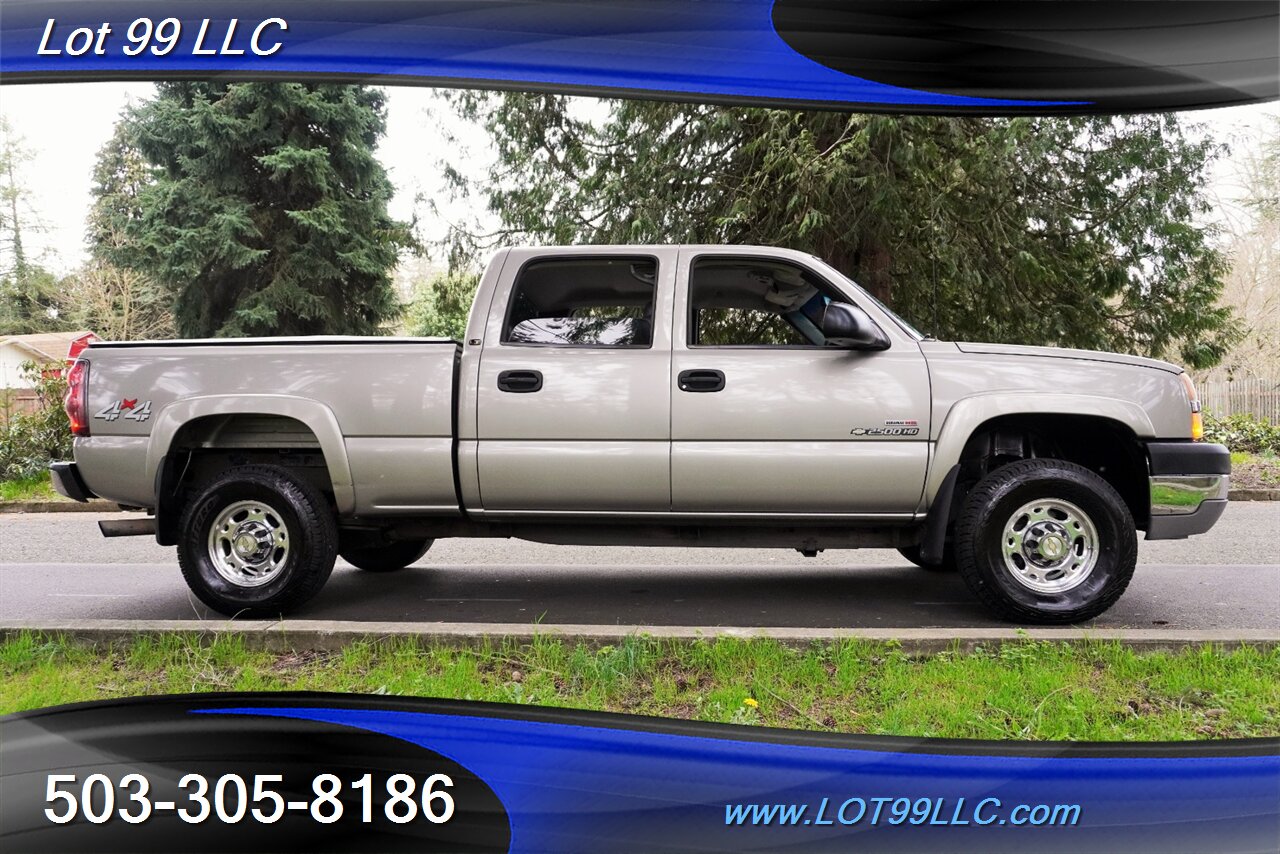 2003 Chevrolet Silverado 2500 HD LT 4X4 6.6L Duramax Heated Leather DVD Short  Bed NEW TIRES 2 OWNERS NO RUST - Photo 8 - Milwaukie, OR 97267