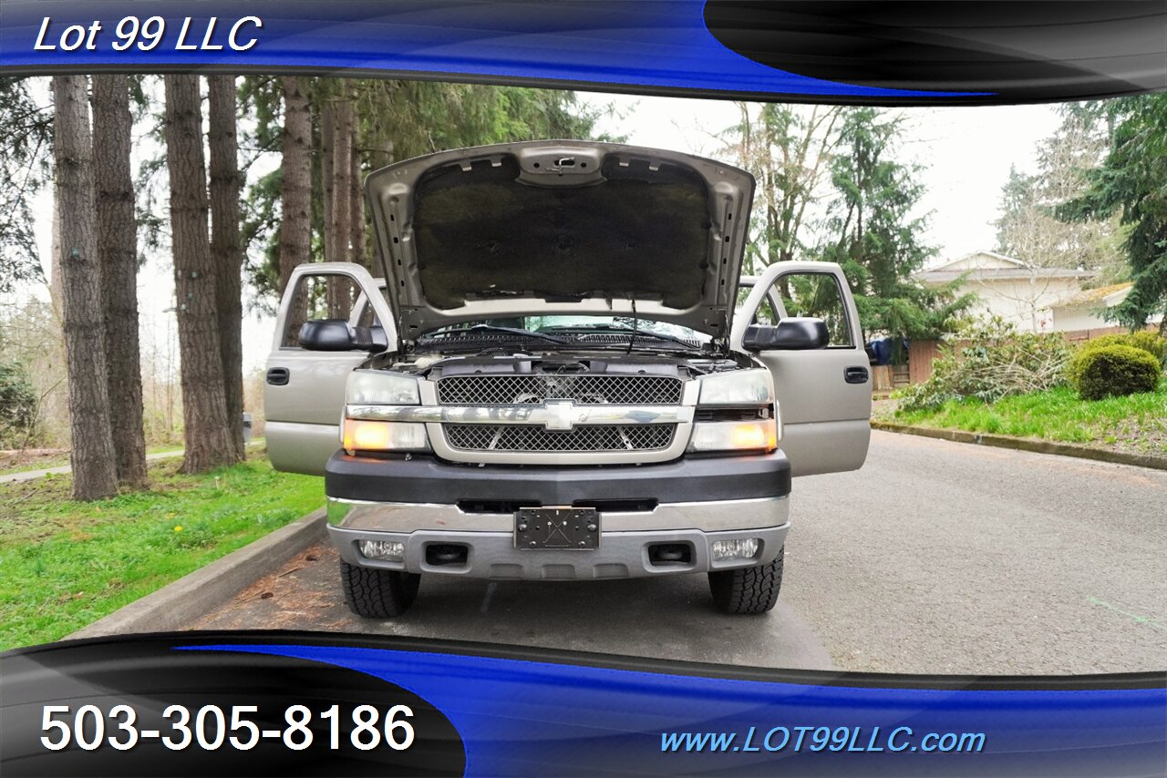2003 Chevrolet Silverado 2500 HD LT 4X4 6.6L Duramax Heated Leather DVD Short  Bed NEW TIRES 2 OWNERS NO RUST - Photo 29 - Milwaukie, OR 97267