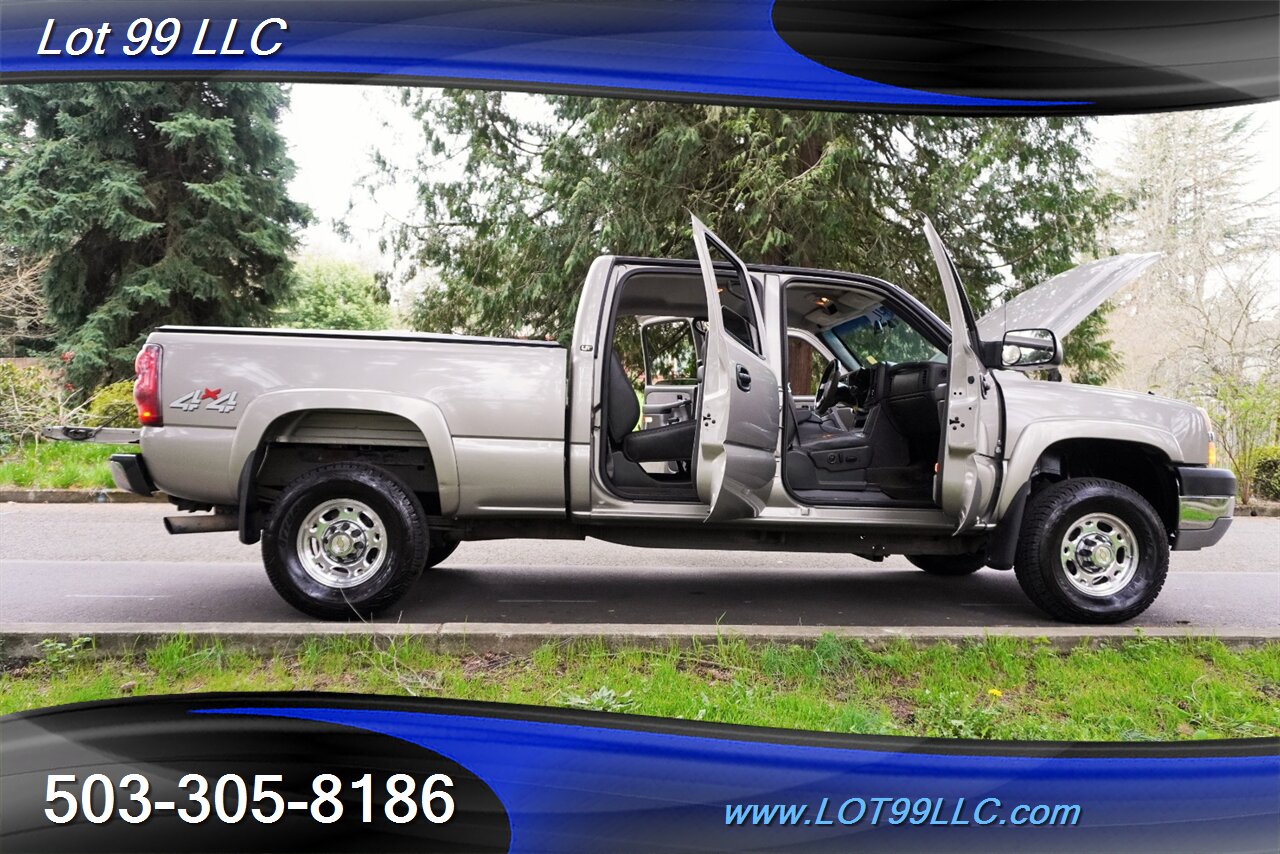 2003 Chevrolet Silverado 2500 HD LT 4X4 6.6L Duramax Heated Leather DVD Short  Bed NEW TIRES 2 OWNERS NO RUST - Photo 30 - Milwaukie, OR 97267