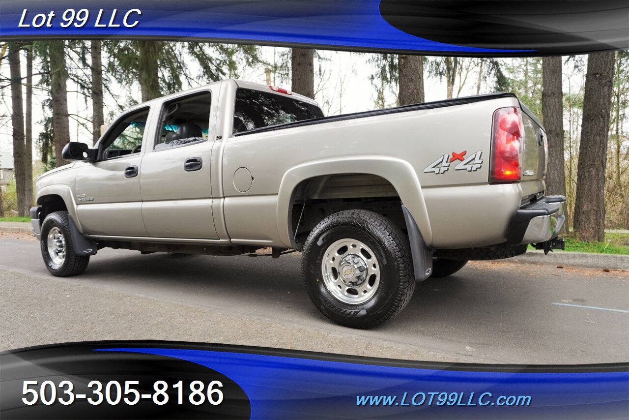 2003 Chevrolet Silverado 2500 HD LT 4X4 6.6L Duramax Heated Leather DVD Short  Bed NEW TIRES 2 OWNERS NO RUST - Photo 11 - Milwaukie, OR 97267