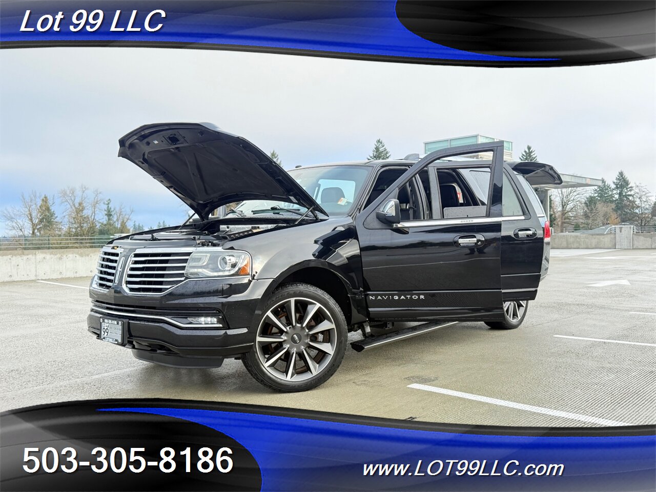 2016 Lincoln Navigator L Reserve 4x4 105k Miles NEW TIRES Htd Cld Leather  Navi Cam Headrest DVD'S Moon Roof - Photo 41 - Milwaukie, OR 97267