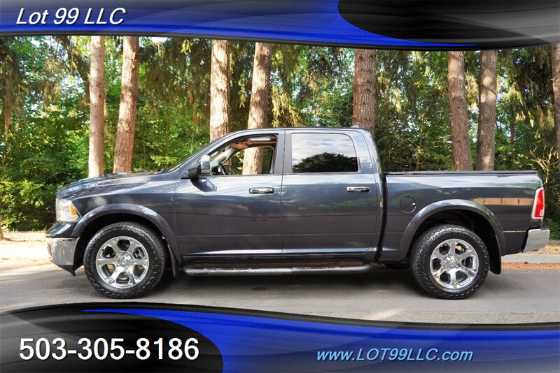 2018 RAM 1500 Laramie 4X4 V6 3.0L Ecodiesel Heated AC Leather  Moon Roof Chrome 20 Wheels Like New Tires
