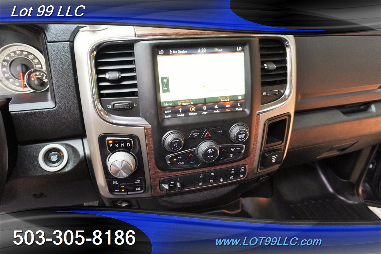 2018 RAM 1500 Laramie 4X4 V6 3.0L Ecodiesel Heated AC Leather  Moon Roof Chrome 20 Wheels Like New Tires - Photo 21 - Milwaukie, OR 97267