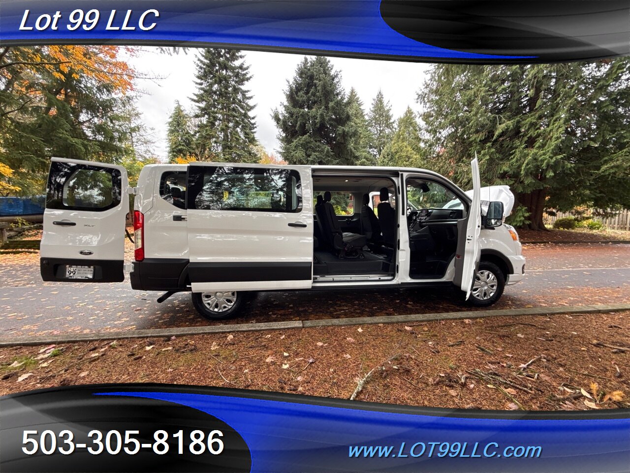 2021 Ford Transit 350 XLT 15 Passenger Van 1-Owner Blind Spot Camera   - Photo 38 - Milwaukie, OR 97267