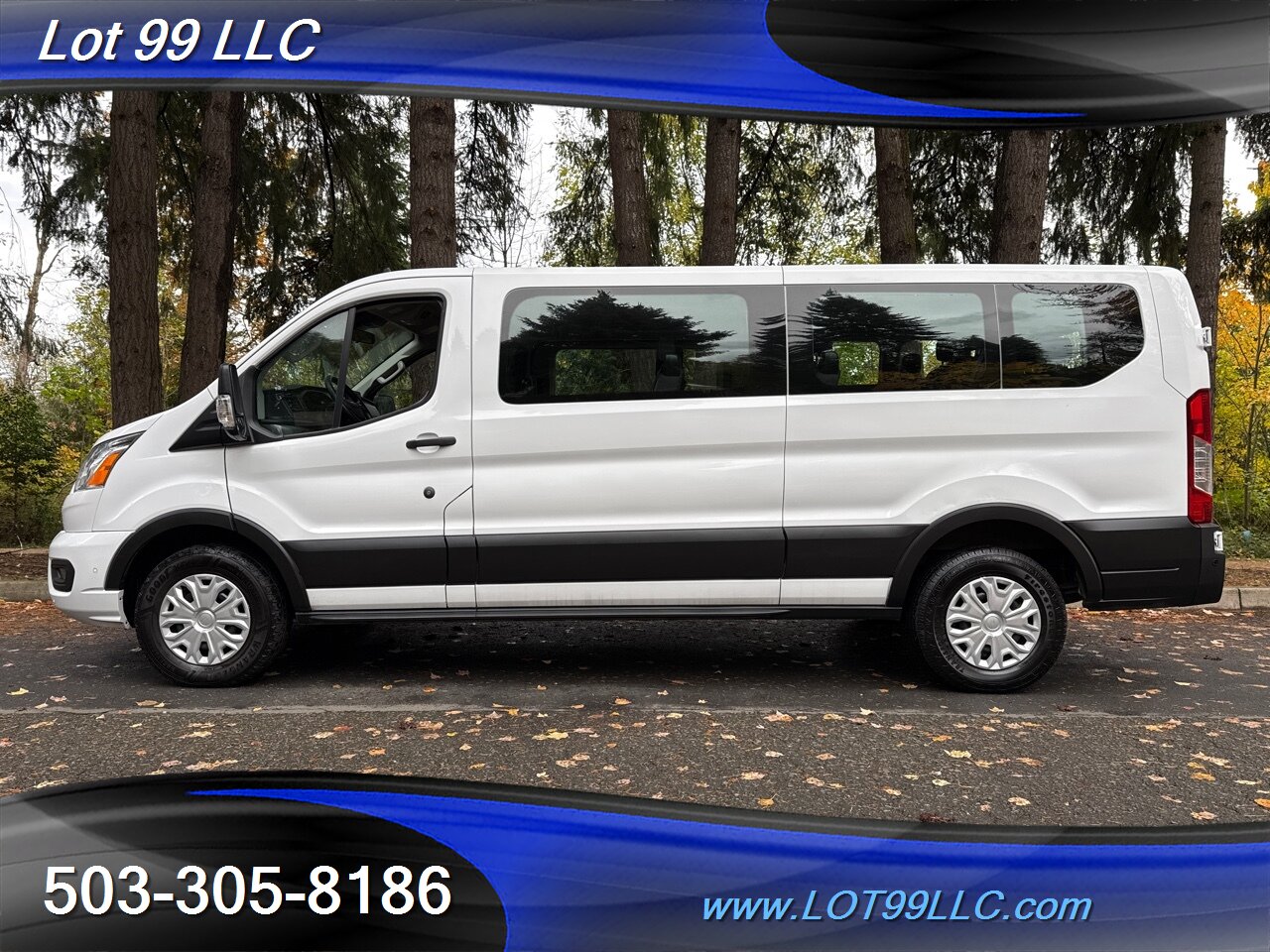 2021 Ford Transit 350 XLT 15 Passenger Van 1-Owner Blind Spot Camera   - Photo 1 - Milwaukie, OR 97267