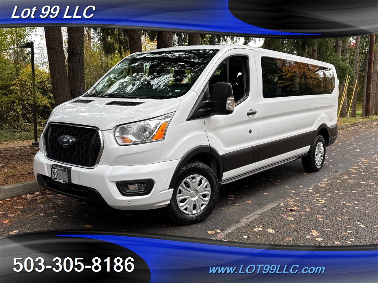 2021 Ford Transit 350 XLT 15 Passenger Van 1-Owner Blind Spot Camera   - Photo 5 - Milwaukie, OR 97267