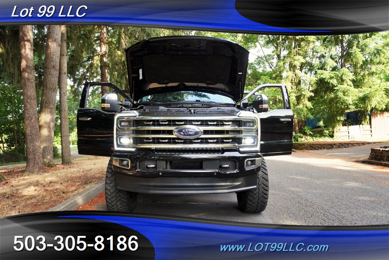 2024 Ford F-250 Super Duty Platinum 4X4 6.7L Power Stroke HO 28K  Heated AC Massaging Seats Pano Roof LIFTED Premium 22 Wheels NEW TIRES - Photo 32 - Milwaukie, OR 97267