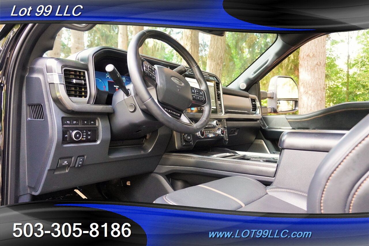 2024 Ford F-250 Super Duty Platinum 4X4 6.7L Power Stroke HO 28K  Heated AC Massaging Seats Pano Roof LIFTED Premium 22 Wheels NEW TIRES - Photo 14 - Milwaukie, OR 97267