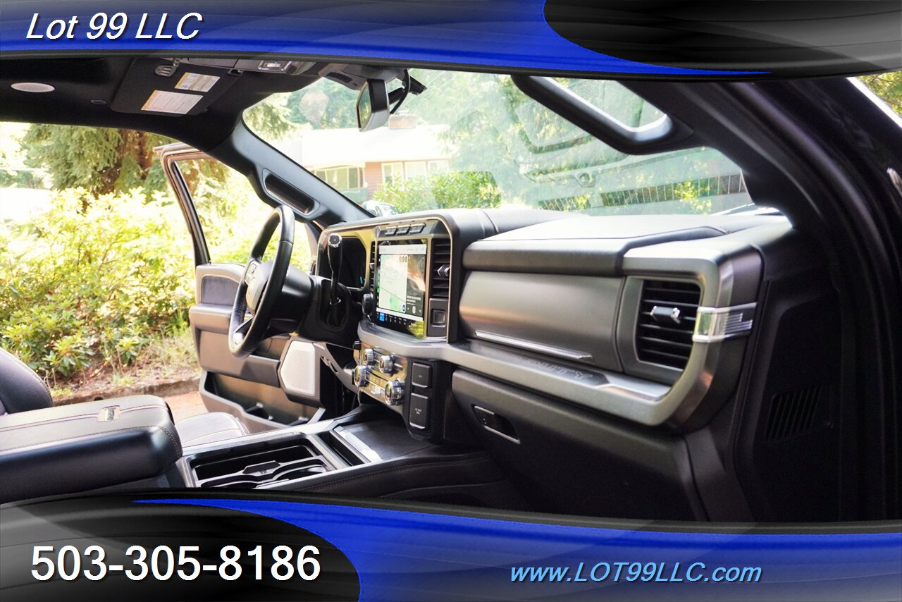 2024 Ford F-250 Super Duty Platinum 4X4 6.7L Power Stroke HO 28K  Heated AC Massaging Seats Pano Roof LIFTED Premium 22 Wheels NEW TIRES - Photo 19 - Milwaukie, OR 97267