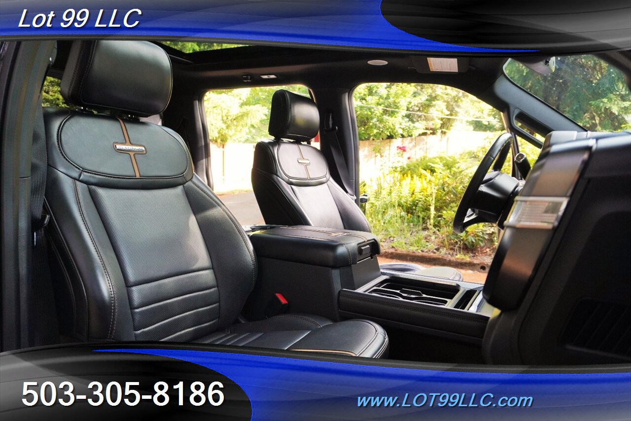 2024 Ford F-250 Super Duty Platinum 4X4 6.7L Power Stroke HO 28K  Heated AC Massaging Seats Pano Roof LIFTED Premium 22 Wheels NEW TIRES - Photo 20 - Milwaukie, OR 97267