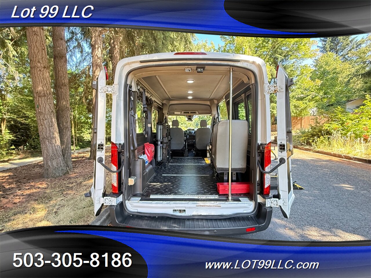 2015 Ford Transit WHEELCHAIR VAN 34 " Side Lift BraunAbility 9 Passenger Cruise Camera Power Mirrors - Photo 7 - Milwaukie, OR 97267