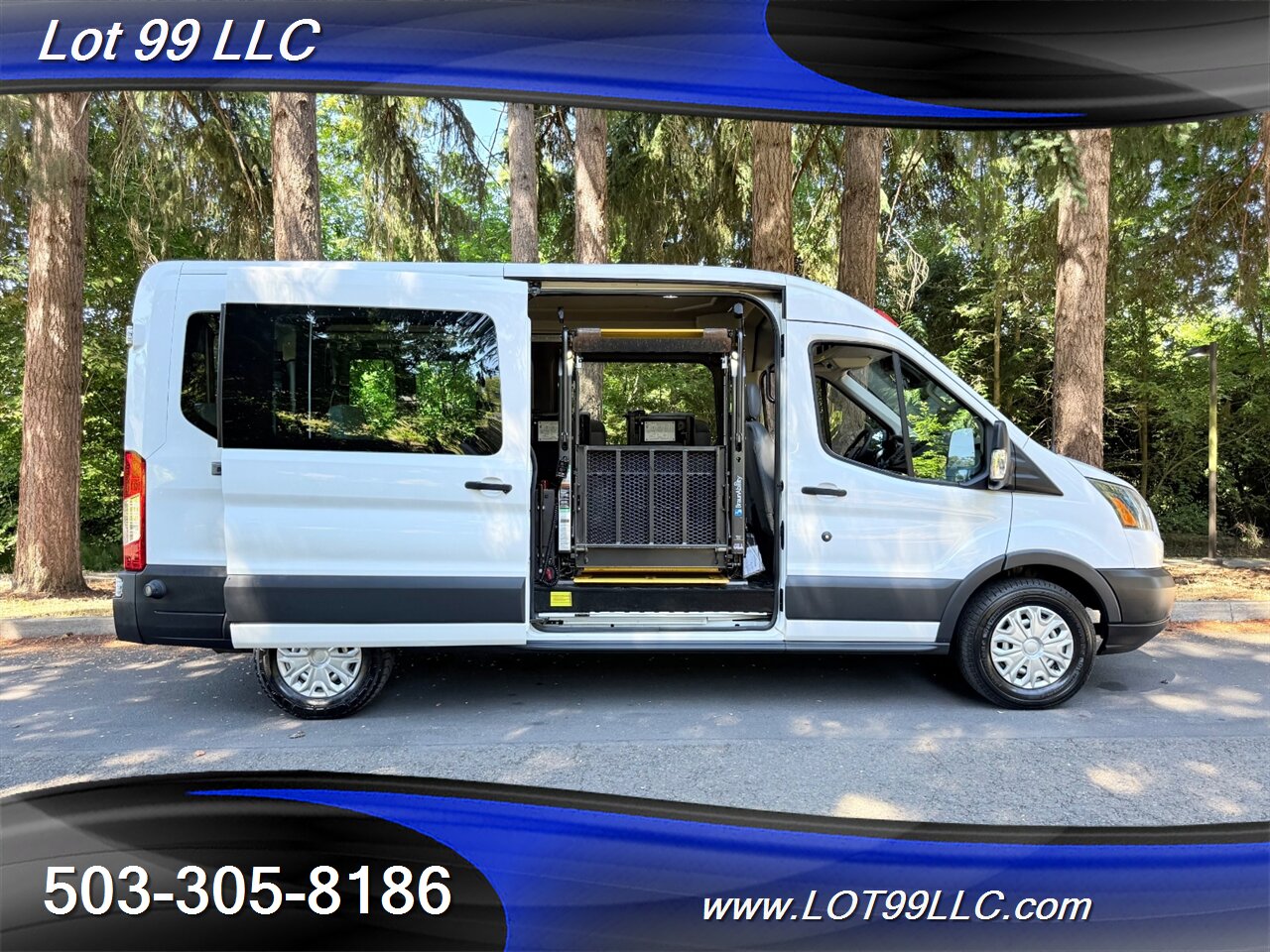 2015 Ford Transit WHEELCHAIR VAN 34 " Side Lift BraunAbility 9 Passenger Cruise Camera Power Mirrors - Photo 25 - Milwaukie, OR 97267