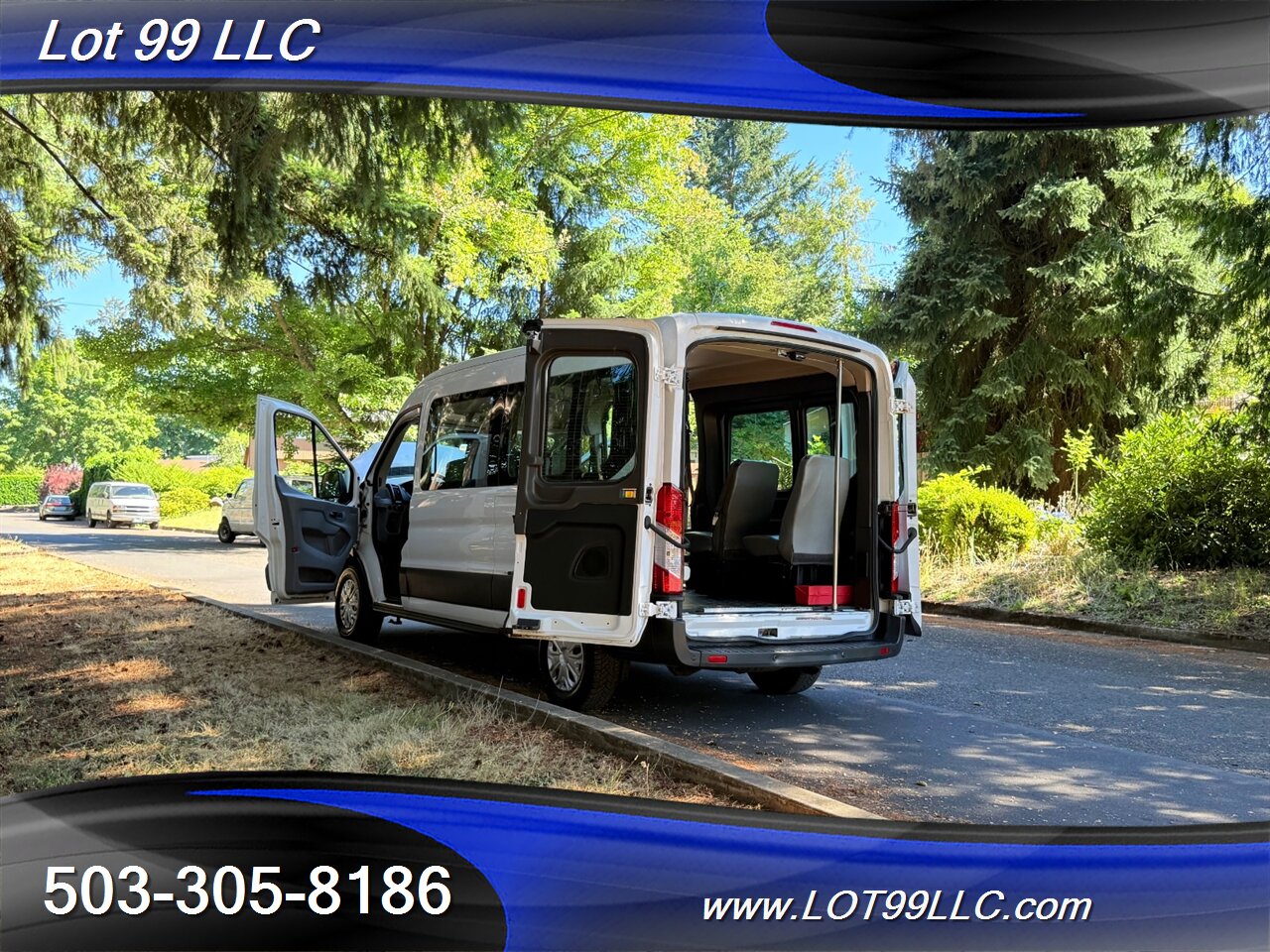 2015 Ford Transit WHEELCHAIR VAN 34 " Side Lift BraunAbility 9 Passenger Cruise Camera Power Mirrors - Photo 37 - Milwaukie, OR 97267