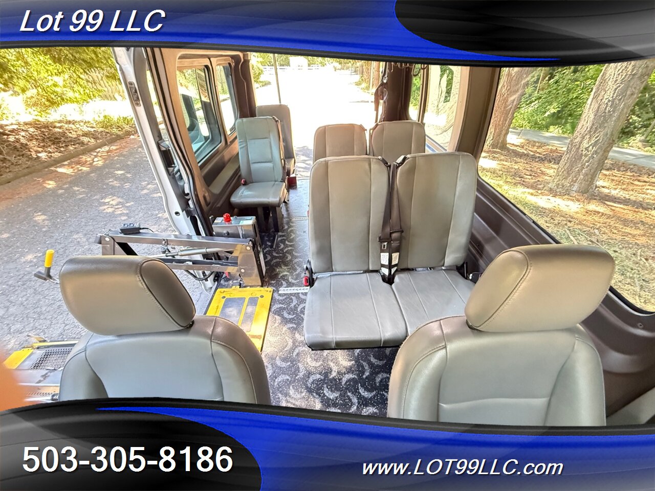 2015 Ford Transit WHEELCHAIR VAN 34 " Side Lift BraunAbility 9 Passenger Cruise Camera Power Mirrors - Photo 8 - Milwaukie, OR 97267