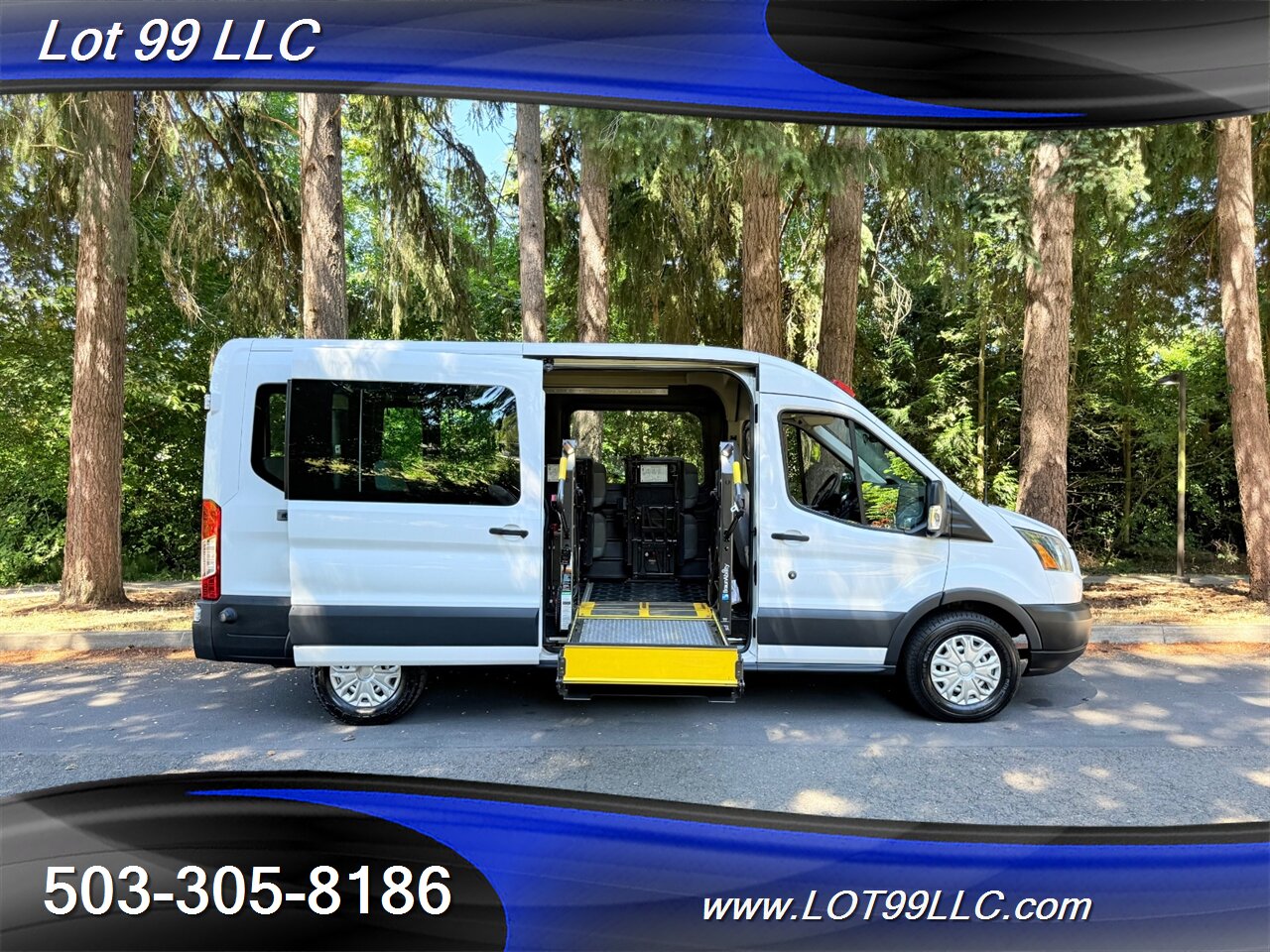 2015 Ford Transit WHEELCHAIR VAN 34 " Side Lift BraunAbility 9 Passenger Cruise Camera Power Mirrors - Photo 26 - Milwaukie, OR 97267