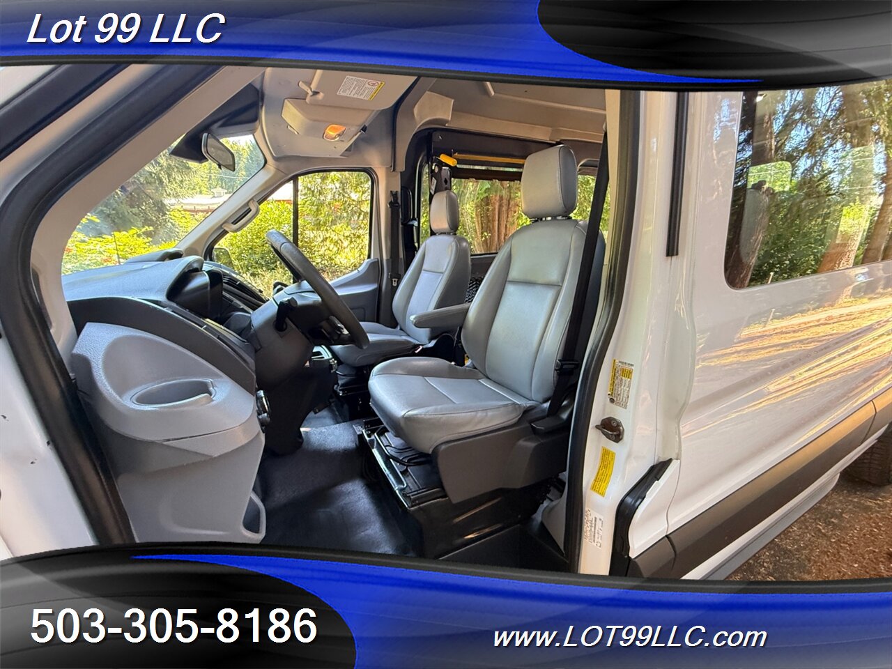 2015 Ford Transit WHEELCHAIR VAN 34 " Side Lift BraunAbility 9 Passenger Cruise Camera Power Mirrors - Photo 20 - Milwaukie, OR 97267