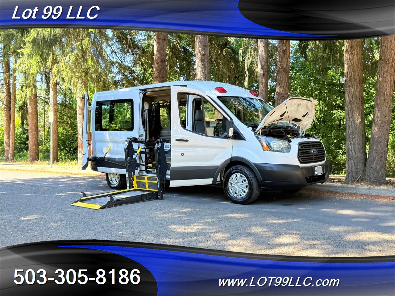 2015 Ford Transit WHEELCHAIR VAN 34 " Side Lift BraunAbility 9 Passenger Cruise Camera Power Mirrors - Photo 34 - Milwaukie, OR 97267