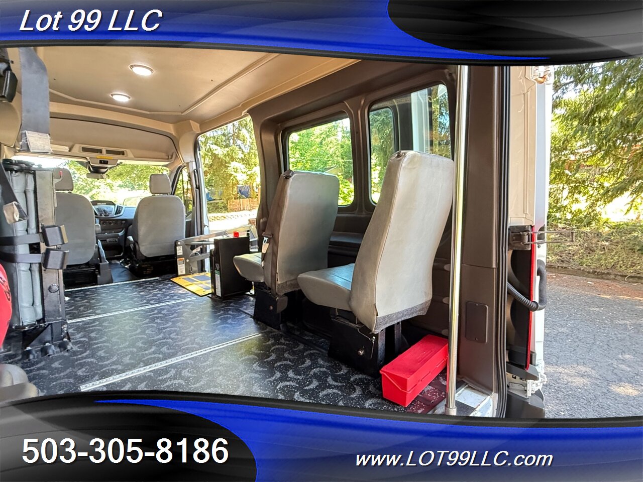 2015 Ford Transit WHEELCHAIR VAN 34 " Side Lift BraunAbility 9 Passenger Cruise Camera Power Mirrors - Photo 51 - Milwaukie, OR 97267