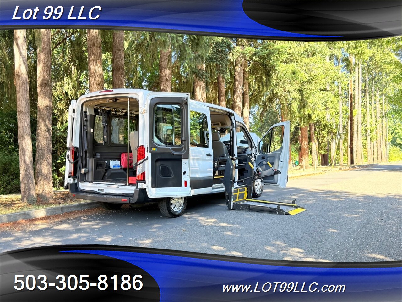 2015 Ford Transit WHEELCHAIR VAN 34 " Side Lift BraunAbility 9 Passenger Cruise Camera Power Mirrors - Photo 35 - Milwaukie, OR 97267