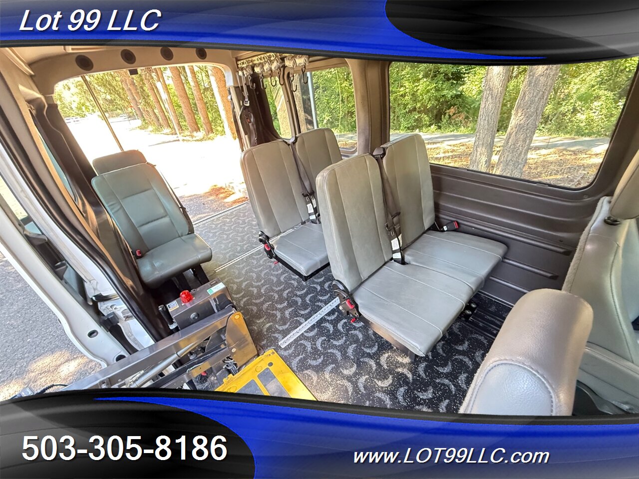 2015 Ford Transit WHEELCHAIR VAN 34 " Side Lift BraunAbility 9 Passenger Cruise Camera Power Mirrors - Photo 5 - Milwaukie, OR 97267