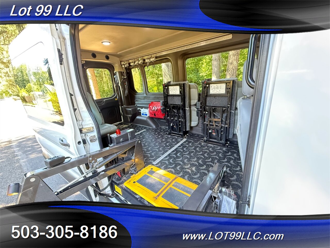 2015 Ford Transit WHEELCHAIR VAN 34 " Side Lift BraunAbility 9 Passenger Cruise Camera Power Mirrors - Photo 6 - Milwaukie, OR 97267