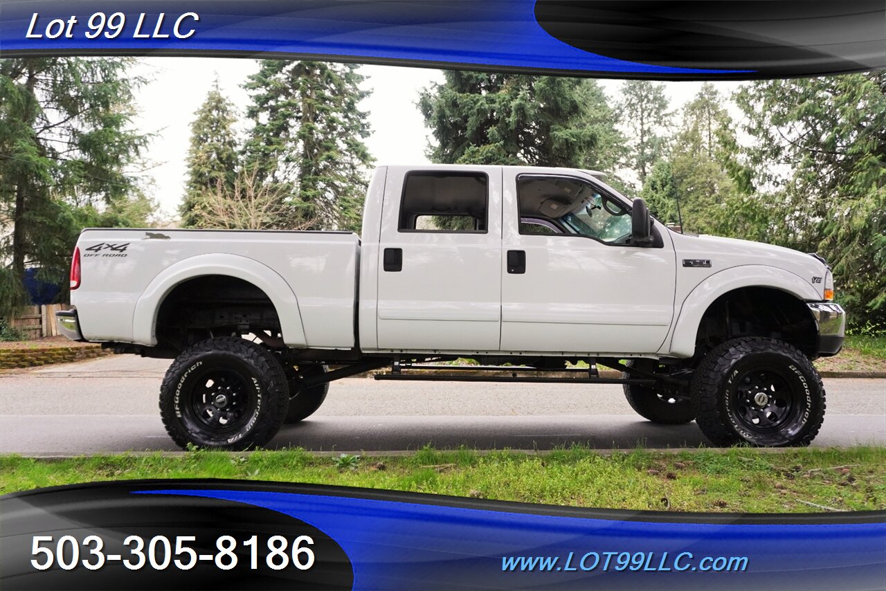 2002 Ford F-250 Crew Cab XLT 4X4 V10 6.8L Auto LIFTED Black Wheels Newer Tires - Photo 8 - Milwaukie, OR 97267