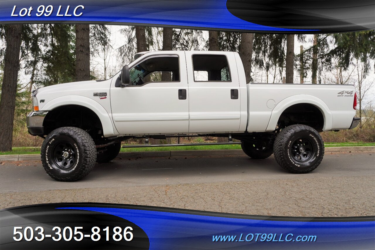 2002 Ford F-250 Crew Cab XLT 4X4 V10 6.8L Auto LIFTED Black Wheels Newer Tires - Photo 5 - Milwaukie, OR 97267