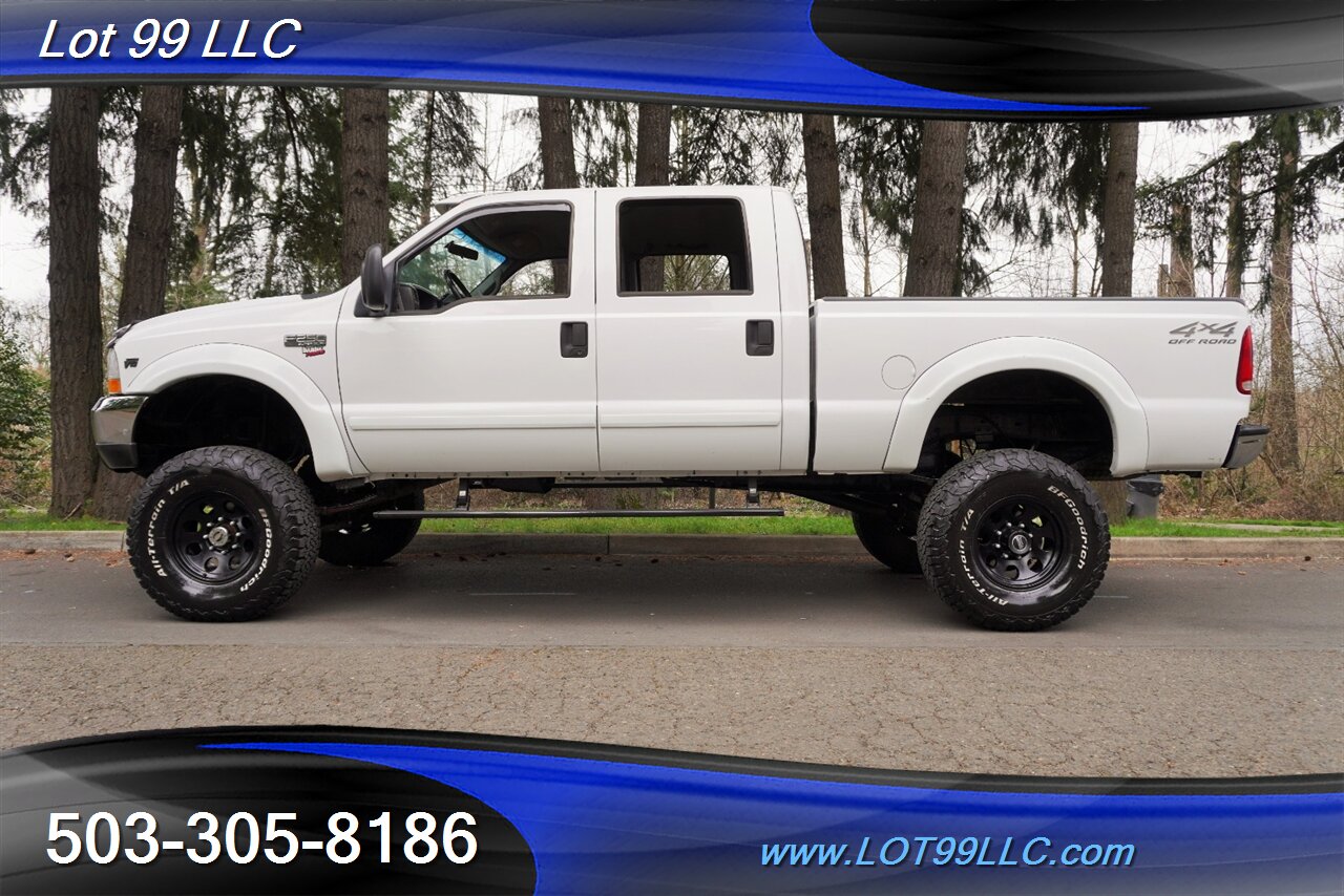 2002 Ford F-250 Crew Cab XLT 4X4 V10 6.8L Auto LIFTED Black Wheels  Newer Tires - Photo 1 - Milwaukie, OR 97267